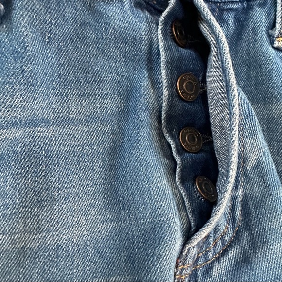 ODAVIA & Sons Distressed Straight Taper Blue Jeans Men’s Size 30 New $290 - Picture 8 of 14